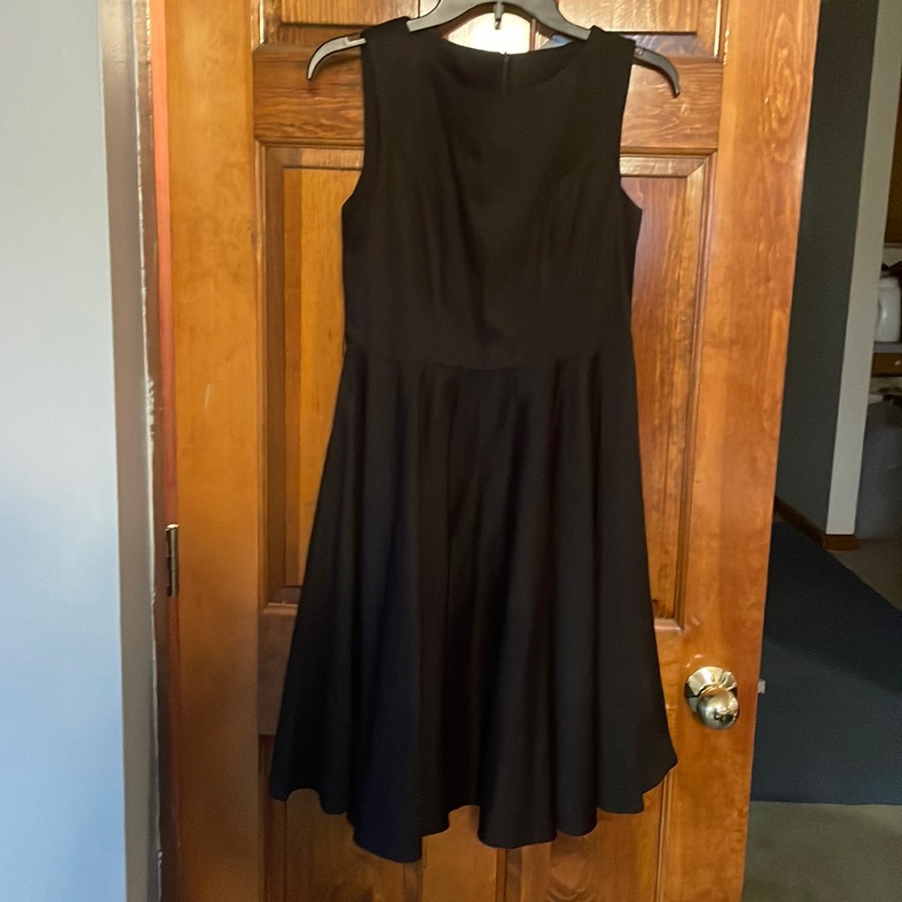 Grace Karin Black Dress  with pleated skirt. Sz M sleeveless